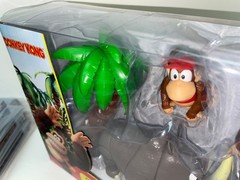 Donkey Kong 2.5″ Jungle Adventure Diorama Set Jakks Pacific | Rambi & Diddy Kong
