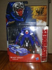 HASBRO TRANSFORMERS AGE OF EXTINCTION DELUXE AUTOBOT HOT SHOT NEW IN Package