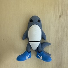 Italian Brainrot Cute 3D printed Tralalero Tralala Articulated Fidget Shark
