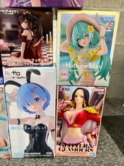 Popular Japanese beautiful girl figure set 7 pieces New Bunny girl JAPAN