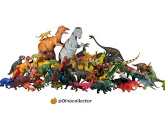 Large Vintage Dinosaur Toy Collection 60 Prehistoric Action Figures Unbranded