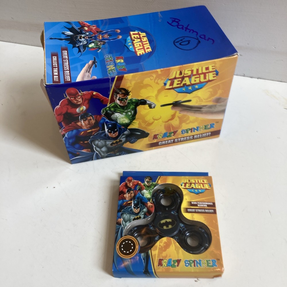 Batman Justice League Krazy Spinners 10 In Lot