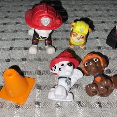 Paw Patrol Toys Figures Dogs Car Fire Men Lot Action