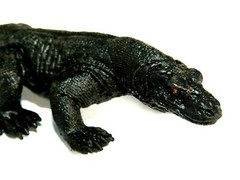 Realistic Beautifully Detailed Hand Painted Komodo Dragon Lizard PVC Figure