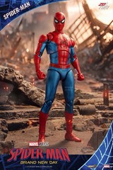 zd toys SPIDER-MAN new red and blue suit brand new day action figure ship August