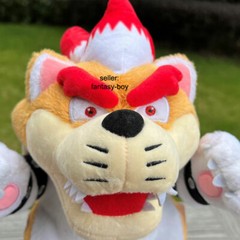 28cm High Quality Super Mario Plush Cat Bowser Koopa Boss Stuffed Toy Soft Doll