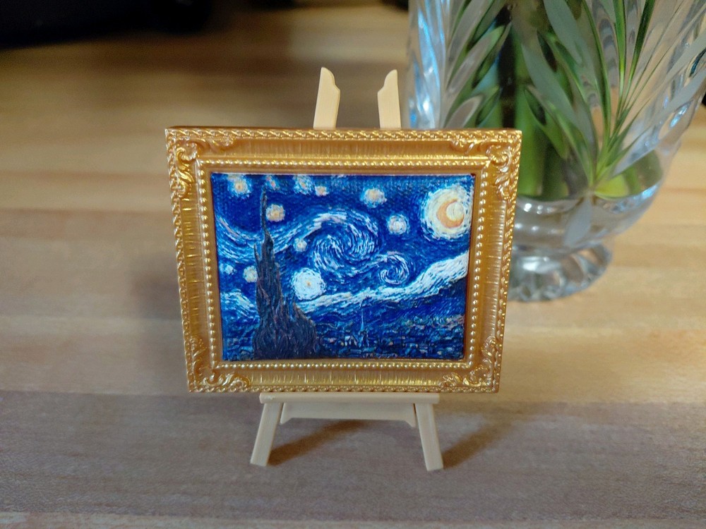 Mini Brands Starry Night Create Masterpieces Legendary Van Gogh Miniature