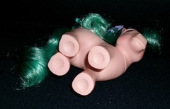 My Little Pony Vintage Sundae Best Banana Surprise #7 NEAR MINT w/ barrette G1
