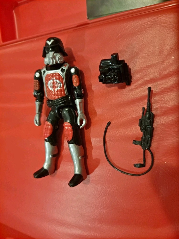 GI Joe Cobra Yellow Toxic Trooper Black Major 1st Run Custom Complete