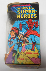 MARVEL 1968 MARX CAPTAIN AMERICA WIND UP FIGURE WITH BOX