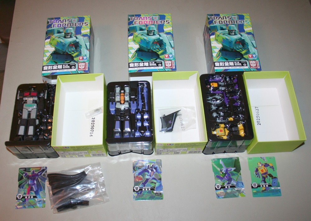 Transformers Auldey Wave 2 – Nemesis Prime Skywarp Bumblebee Shrapnel