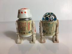 1977 Star Wars R2-D2 & R5-D4 (78) Droid Kenner Figure lot original vintage R2D2