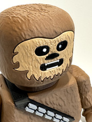 3D printed CHEWBACCA custom chunky figure – 6.5 inches tall