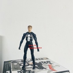 In Stock! MAF147 COMIC Spider-Man Black Venom Suit Action Figure CT Ver New 6in