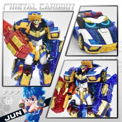 Metal Cardbot 7-11″ Transform Figure Boys Kids Toy Car Truck Plane Vehicle Robot