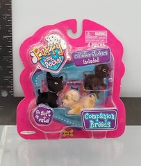 Puppy In My Pocket Dog Figure 6x Set Terrier + Companion Breeds 2009 Version NEW