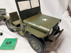 G.I. Joe Action Soldier — Official Jeep Combat Set — Vintage 1964 Hasbro