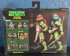 NECA TMNT II 2 The Secret of the Ooze (1991 Movie) Leonardo & Raphael 2-Pack