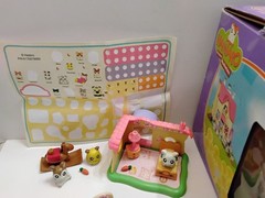Hamtaro Ham-Ham House Playset w/ Box + Bijous Room, Extra Figures & Accessories