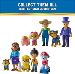 Rubble, Mayor Goodway & Chickaletta Figures, Kids Toys for Boys and Girls Ages 3