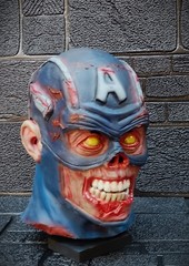 Zombie Captain America Marvel Handmade Latex Mask , Halloween/Parties/Cosplay