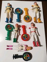 Vintage 1984 Voltron Defender of the Universe Lion Pilots With Keys No Helmets