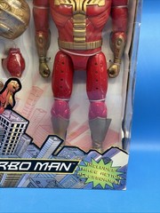 Vintage Tiger Electronics 13 1/2in Talking Turbo Man Action Figure NEW UNOPENED