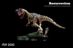 ITOY Dilophosaurus Figure with Base Animal Dinosaur Model Collections Gift Toys