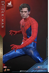 New Hot Toys MMS862 Spider-Man No Way Home Final Swing Suit Movie Promo VER