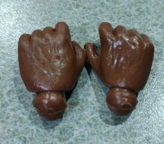 CXR Repro Marx Johnny West Levi Nolan Jed Gibson Pair of Hands Nice Replacements