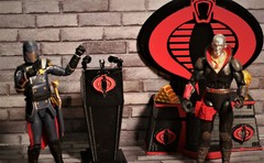 Gi joe 3d printed Throne for cobra commander,destro for 6 inch figures + podium