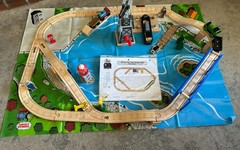 Learning Curve Wooden Thomas Train Down By The Docks Set! VGUC! Extras