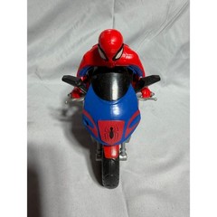 Marvel Spider-Man Motorcycle Action Figure Toy Red Blue Web Cycle S524