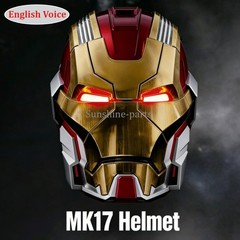US!!! Autoking Iron Man Helmet MK5 1/1 Voice-controll Mask or Reactor Base Stand