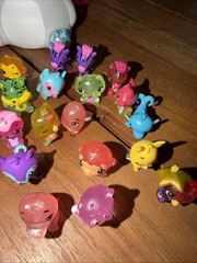 HATCHIMALS COLLECTIBLES LOT OF 35 FIGURES, LOL Bank Preowned And Keychain