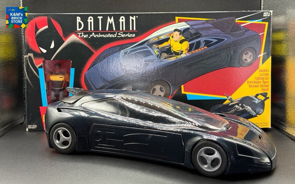 Batman The Animated Series Bruce Wayne Street Jet 1993 Complete W/Instructions