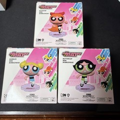 Powerpuff Girls Blossom Buttercup Bubbles Mini Bobble Head Figure Set CultureFly