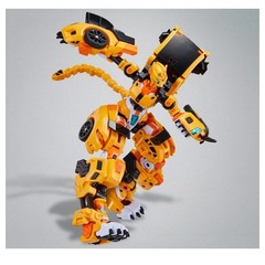 Metal Cardbot W Tachy Transforming Korean Robot Sports Car