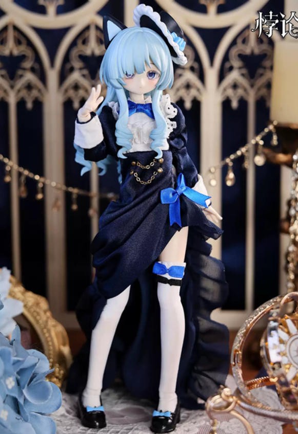 Paradox World Schrodinger’s Cat Blue 18.2cm/7.1″ Bjd Action Figure Official Gift