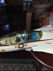 1983 Gi Joe Skystriker (XP-14F) Complete w/BLUEPRINTS and Pilot ACE w/ File Card