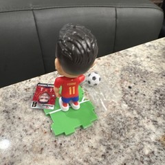 SoccerStarz Ferran Torres Soccer Figurine with Ball & Collector Card