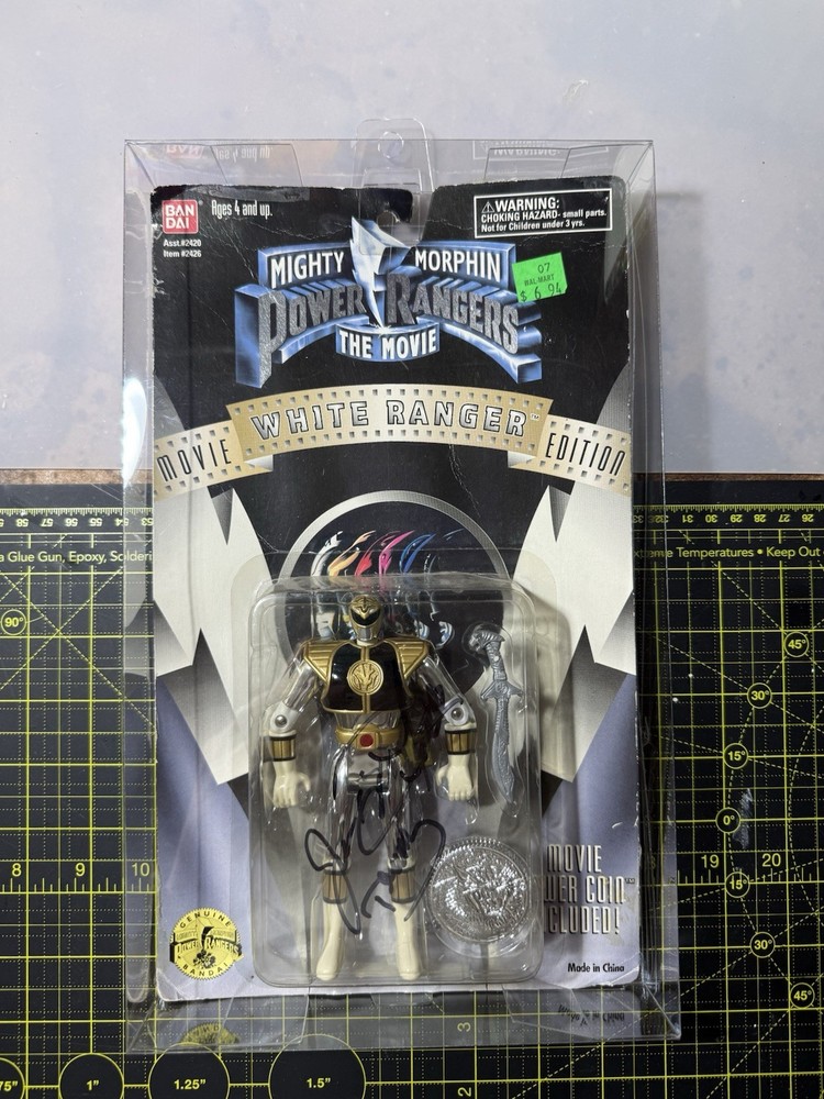 Jason David Frank JDF Signed Autographed Power Rangers The Movie White Ranger
