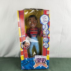 Vintage Hasbro Toy Family Matters Steve Urkel Talking Doll w/ PullString Working