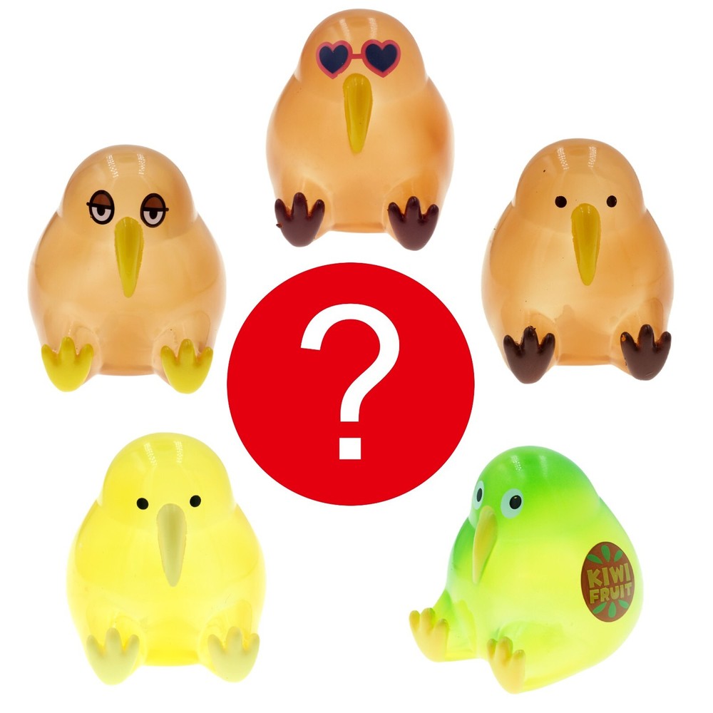 Japanese Blind Box Kiwi Bird Clear Sofubi Vinyl Art Toy 1 Random Figure