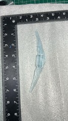 Clear Blue painted HAND Blade REPRO for Power Rangers Time Force Shadow Megazord