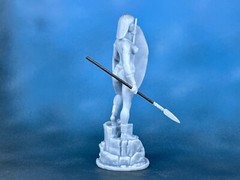 Figure zulu girl warrior 40mm Resin Soldiers. Tabletop Miniature