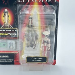 Star Wars Prequels Gasgano & Pit Droid w/ CommTech Chip MOC New Action Figure