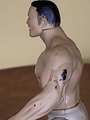 The Rock “Off The Mat” 1998 WWE Figure Rocky Maivia BCA Bone Crushing Action#5