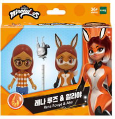 Miraculous Ladybug Character Figure Doll- Cat Noir Rena Rouge Queen Bee