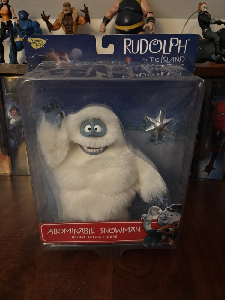 Vintage Abominable Snow Man Figure bumble rankin bass Rudolph red nose mantis